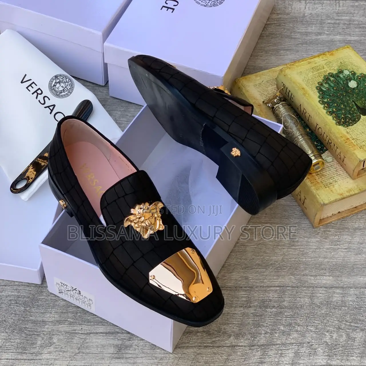 Versace Luxury Classic Men Shoes – Elegant, Durable Comfortable