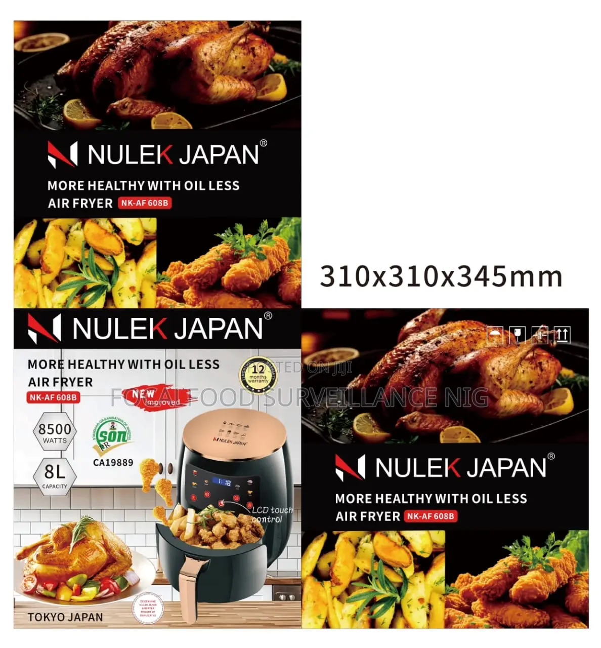 8l Nulek Air Fryer