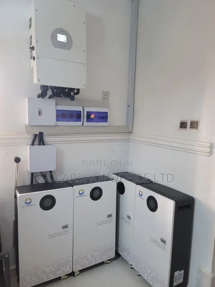 12kw Deye Inverter and 60kwh Battery and 18.9kw Solar Panels