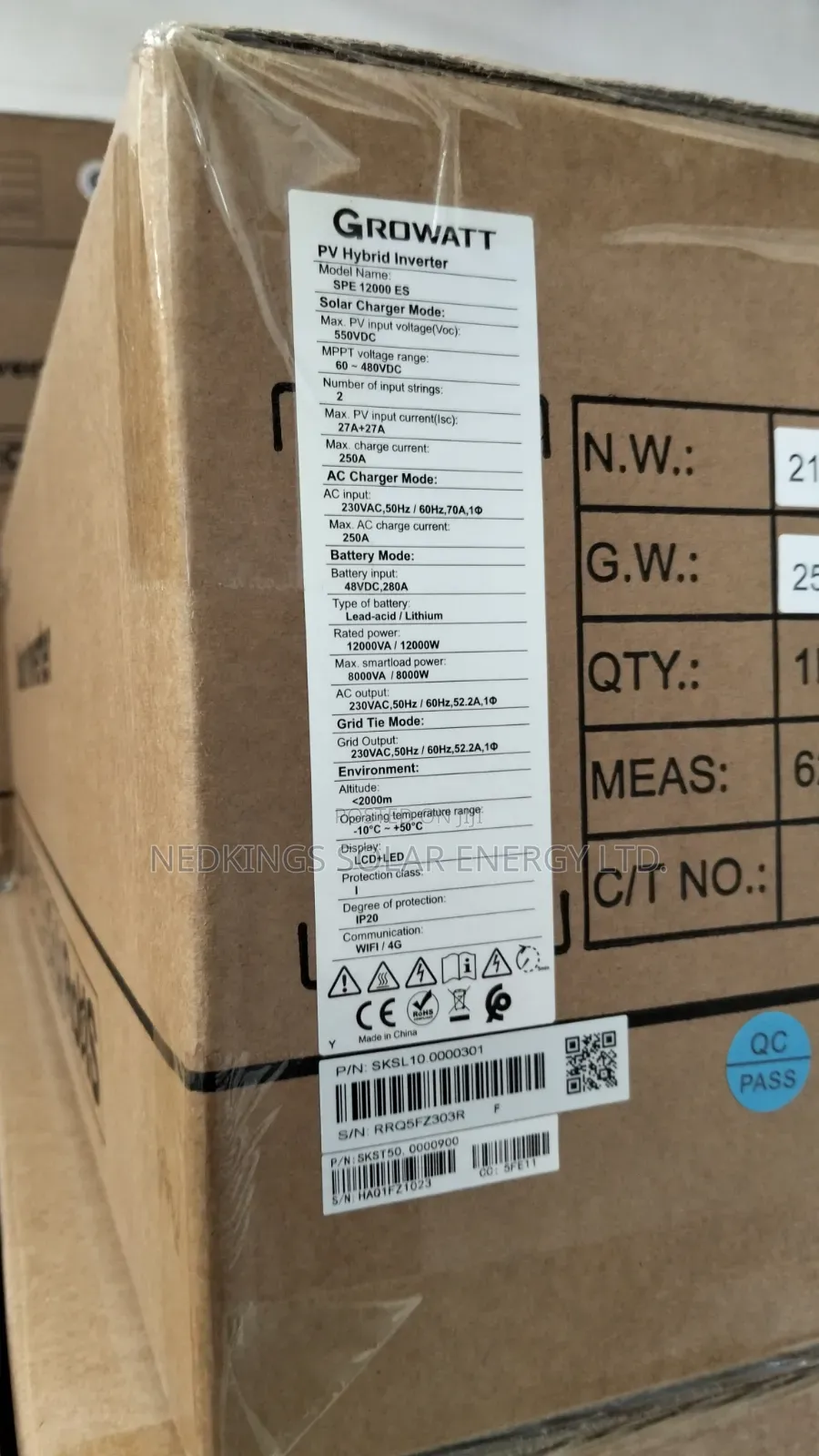 12kva 48v Growatt Hybrid Inverter