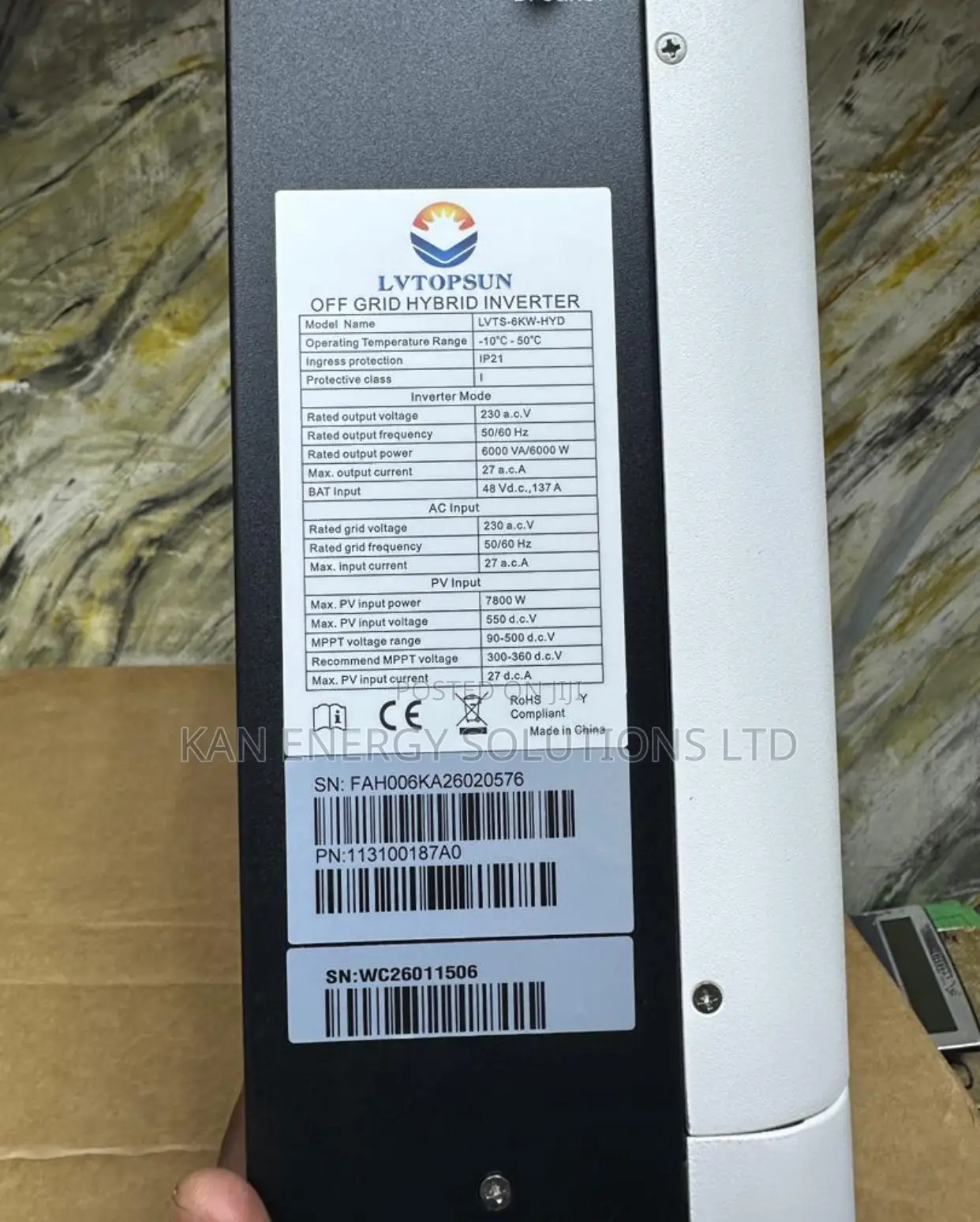 6kva Luxsun Hybrid Inverter