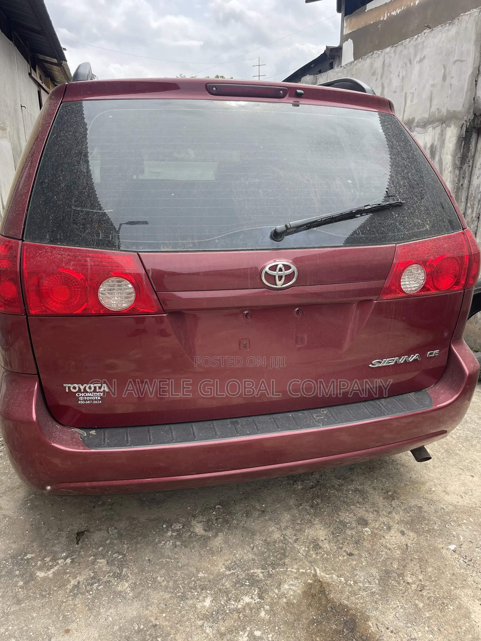 Toyota Sienna 2007 Red