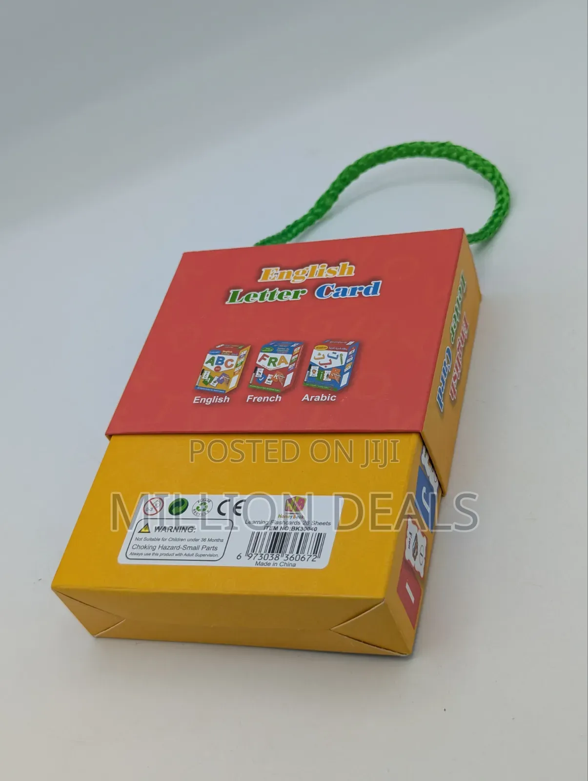 Alphabetical Flash Cards With Pen Kids Educational Toy Ages 3+