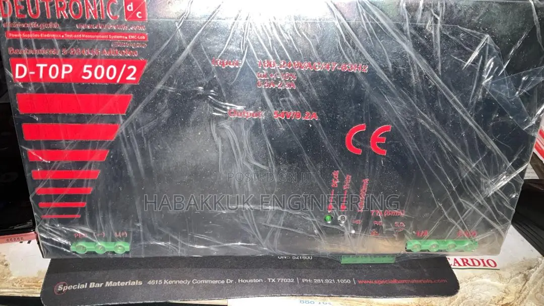 Deutronic D-Top 500/2 Industrial Power Supply