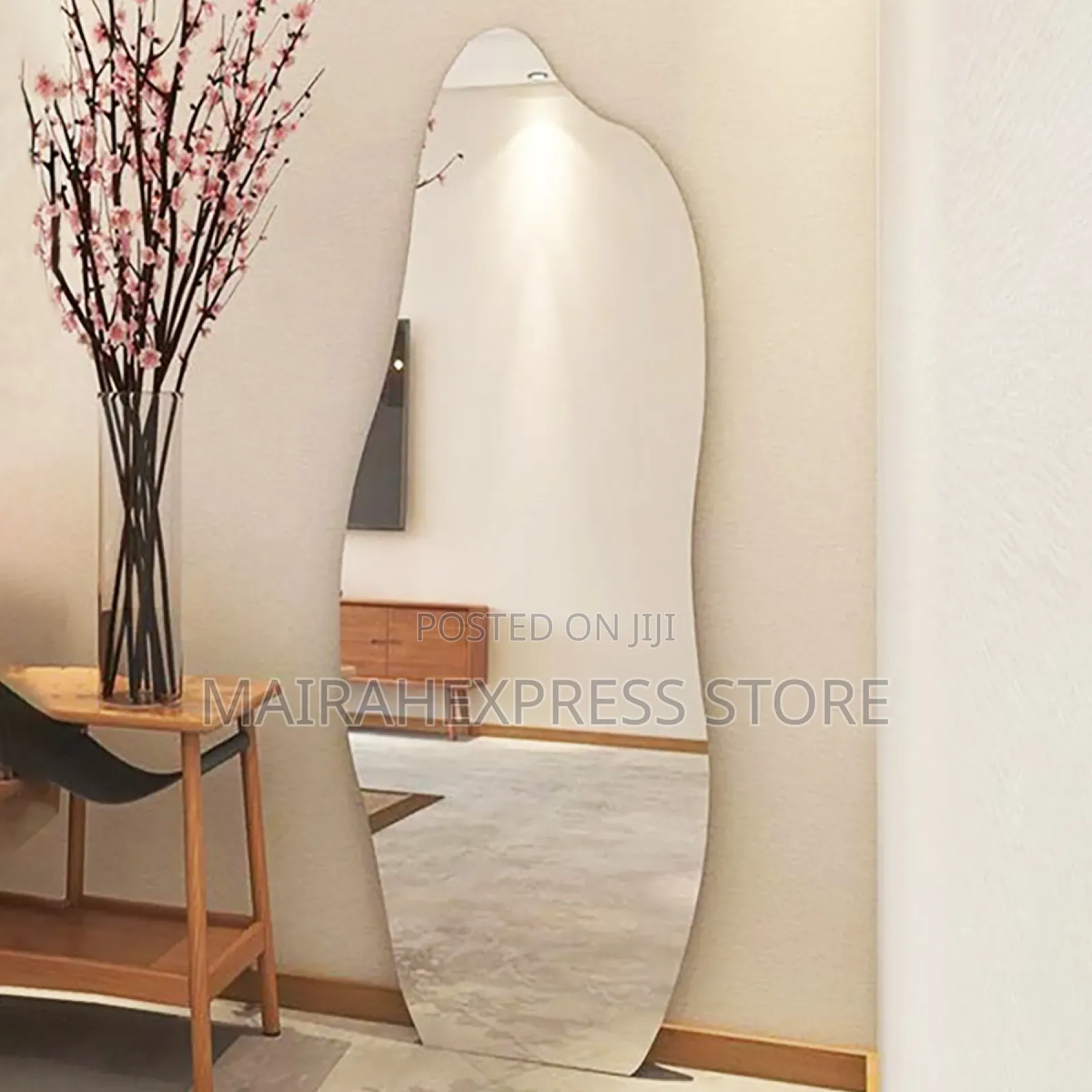 Ornament Modernirregular Wall Asymmetrical Tempered Glass Mirror T361