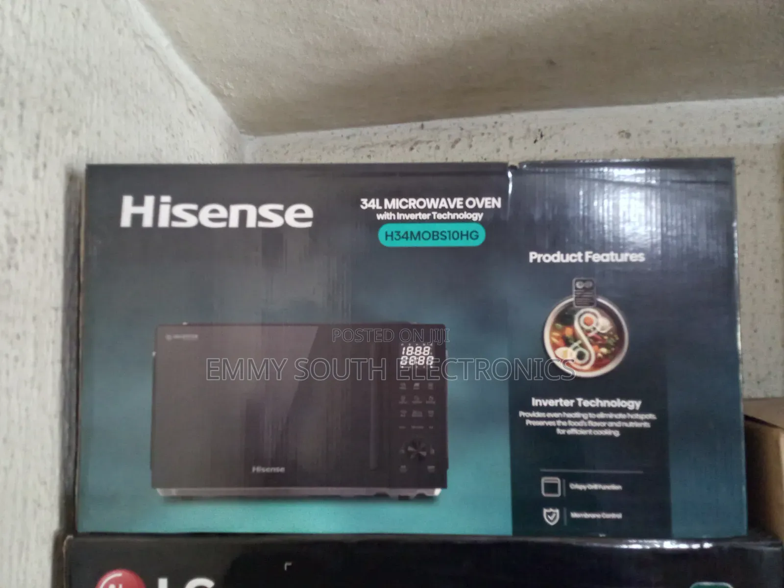 Hisenee Inverter Microwave Oven 34 Liters