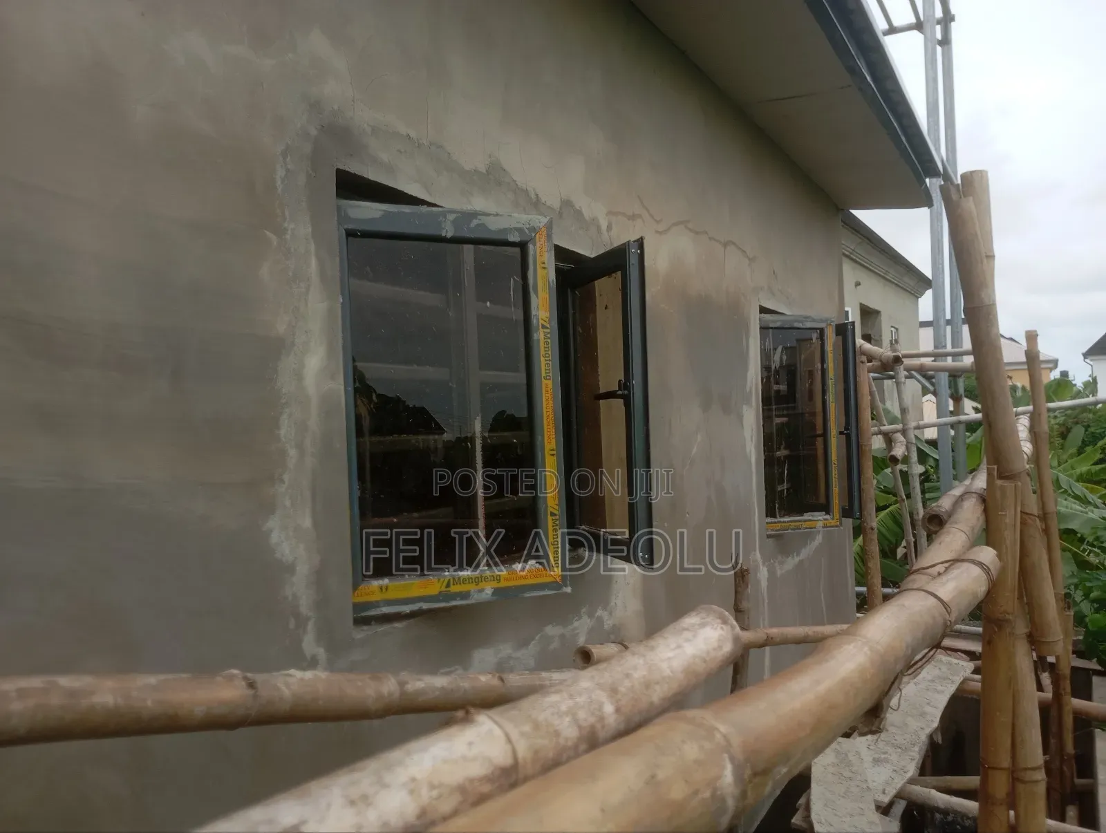 Casement Windows With Burglary Proof and Thick Fiber Net