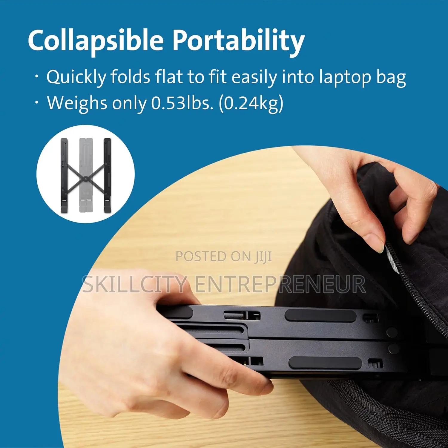 Aluminum Steel Laptop Stand