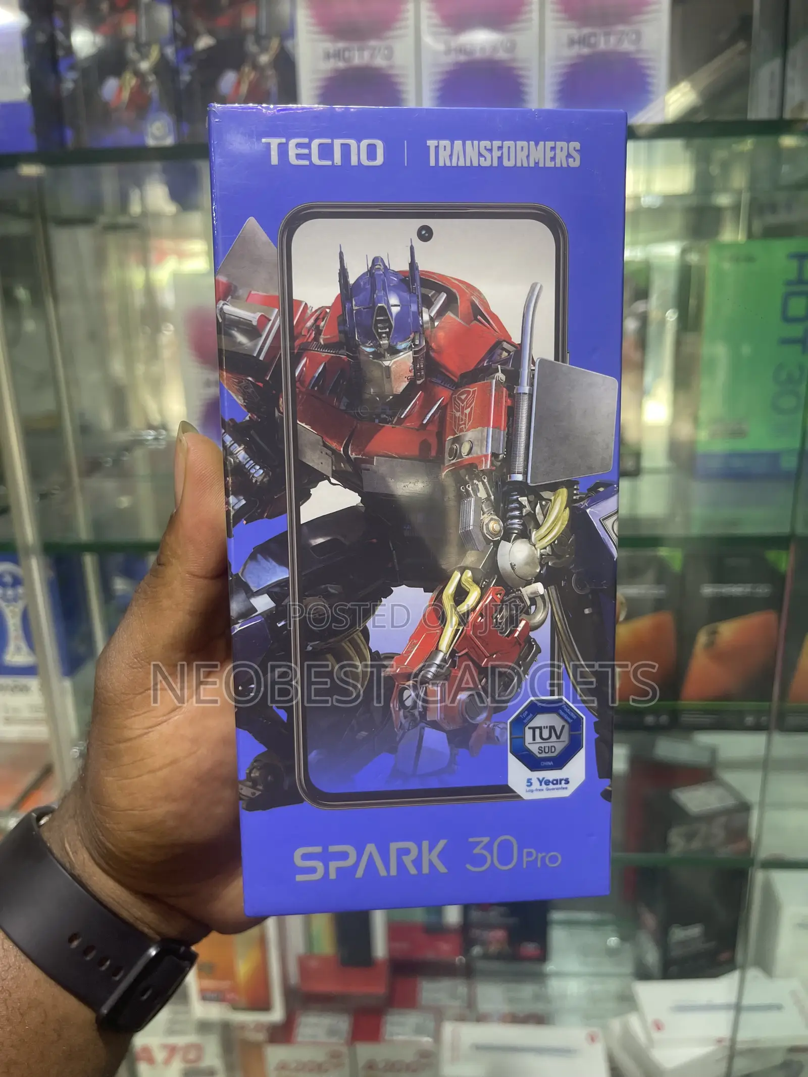 New Tecno Spark 30 Pro 256 GB Black