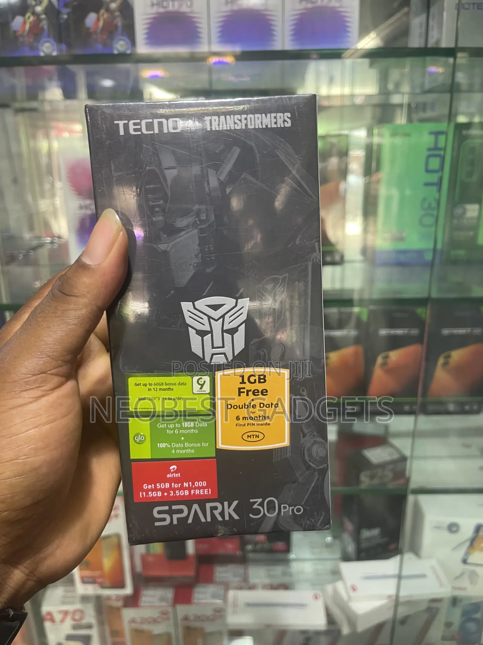New Tecno Spark 30 Pro 256 GB Black