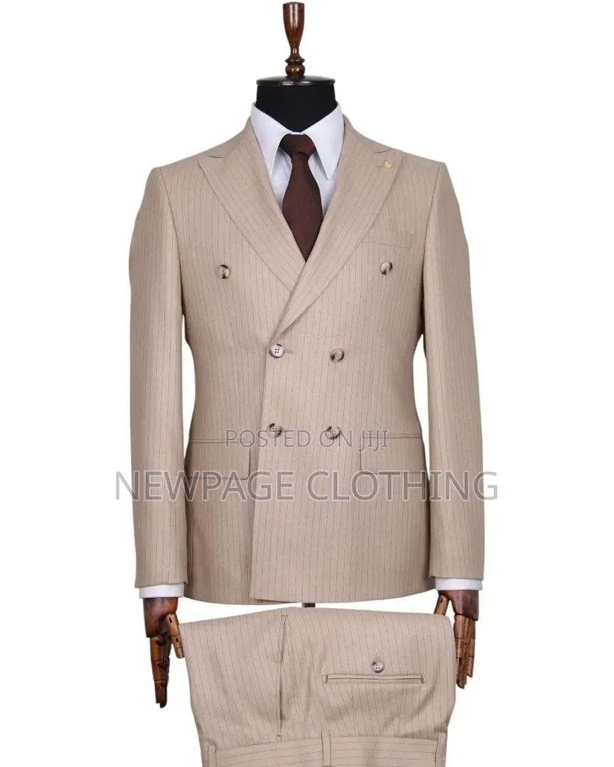 Statement Premium Turkish Double-Breasted Suit – Elevate Your Style