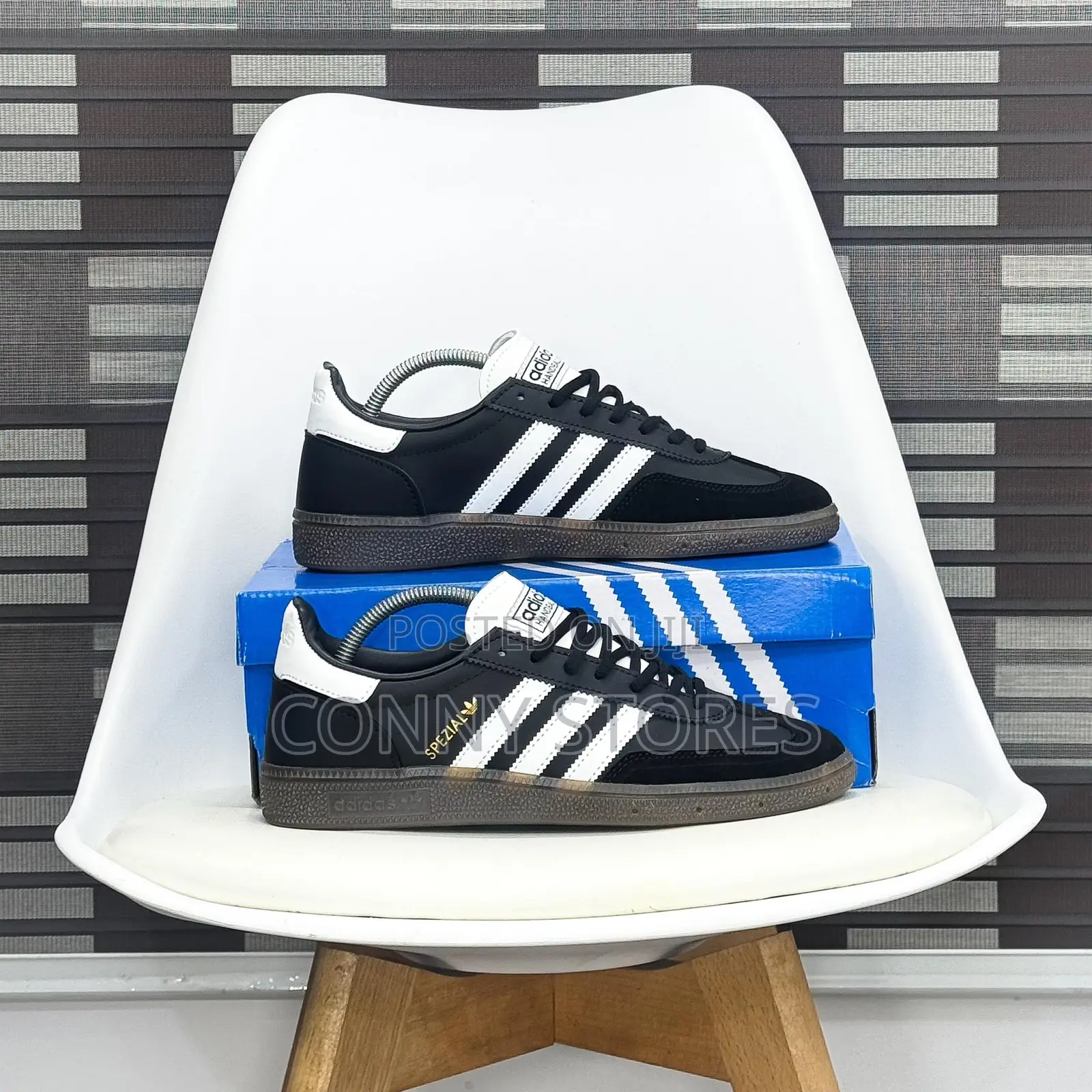 Adidas Originals Handball Spezial “Core Black White Leather” Now