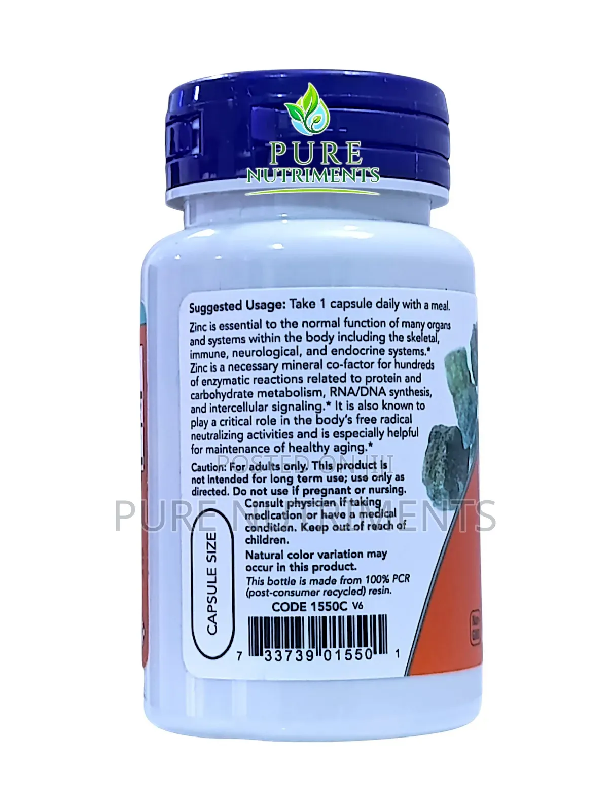 Now Foods Zinc Picolinate 50mg - 60 Capsules for Immune Health