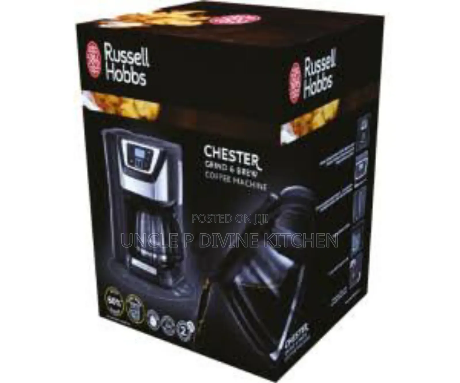 Russell Hubbs Digital Chester Grind and Brews Coffee Machine,