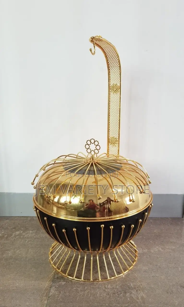 8l Luxury Gold Hanging Chaffing Dish