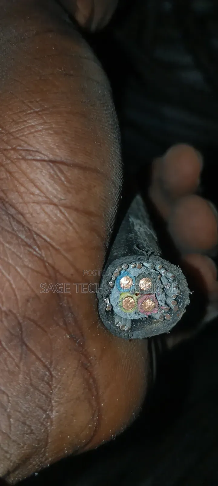 2.5mm 4core Single Strans Armoured Cable