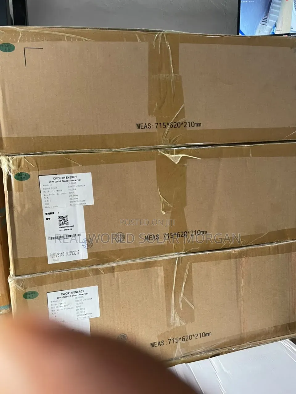 12kva Cworth Hybrid Solar Inverter — Heavy-Duty Beast