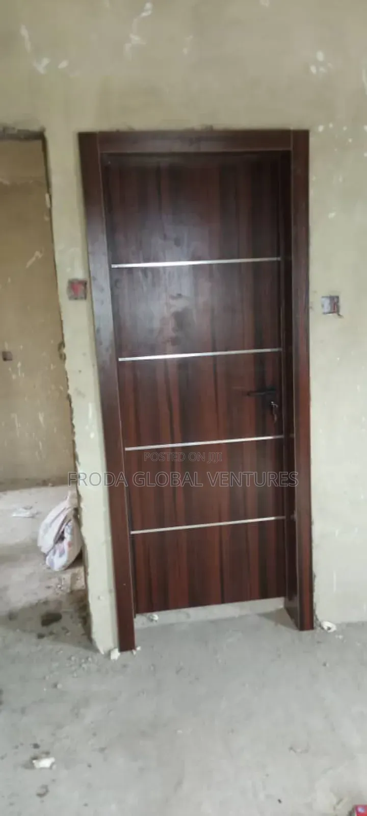 High Density Hdf Plywood Doors. 3by7ft Room Doors With Frames