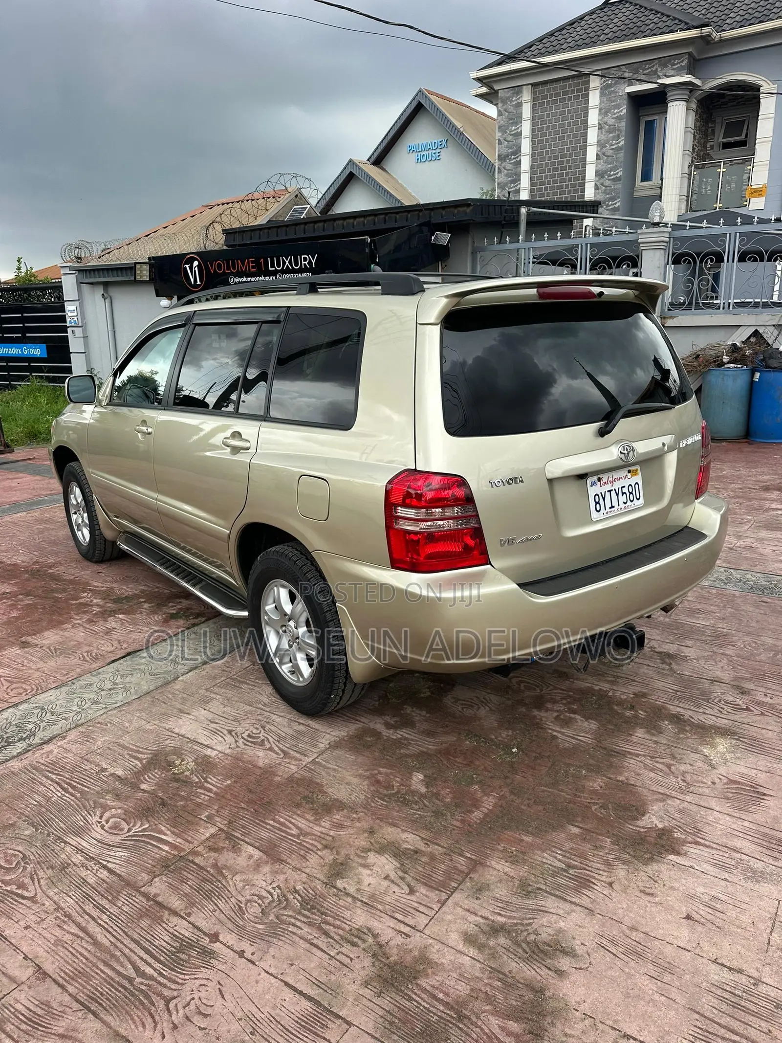 Toyota Highlander Limited V6 FWD 2003 Gold