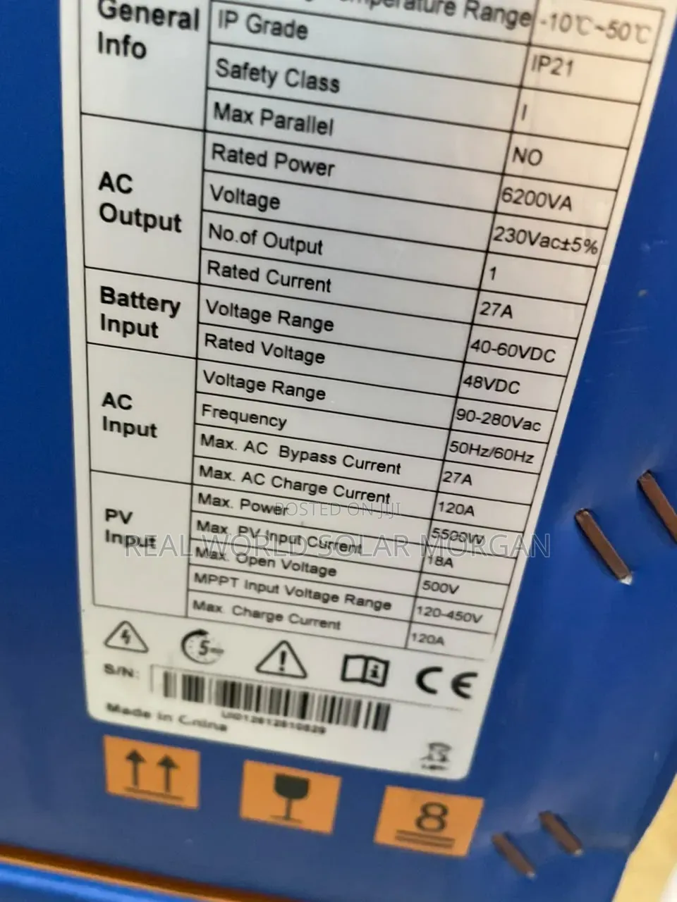 6.2kva Luxsun Hybrid Solar Inverter — Smart Power Beast