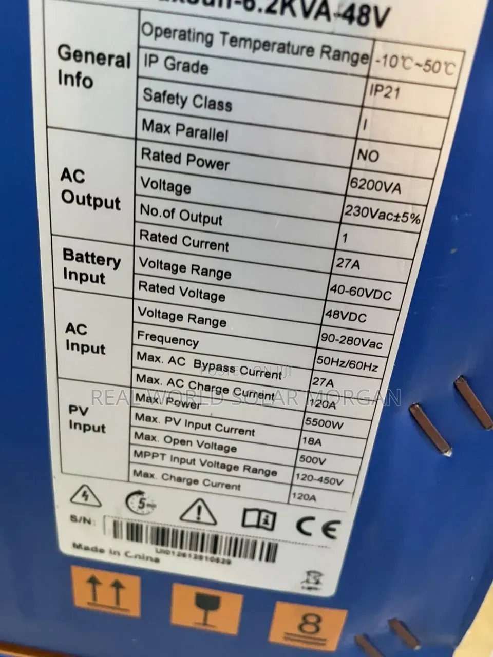 6.2kva Luxsun Hybrid Solar Inverter — Smart Power Beast