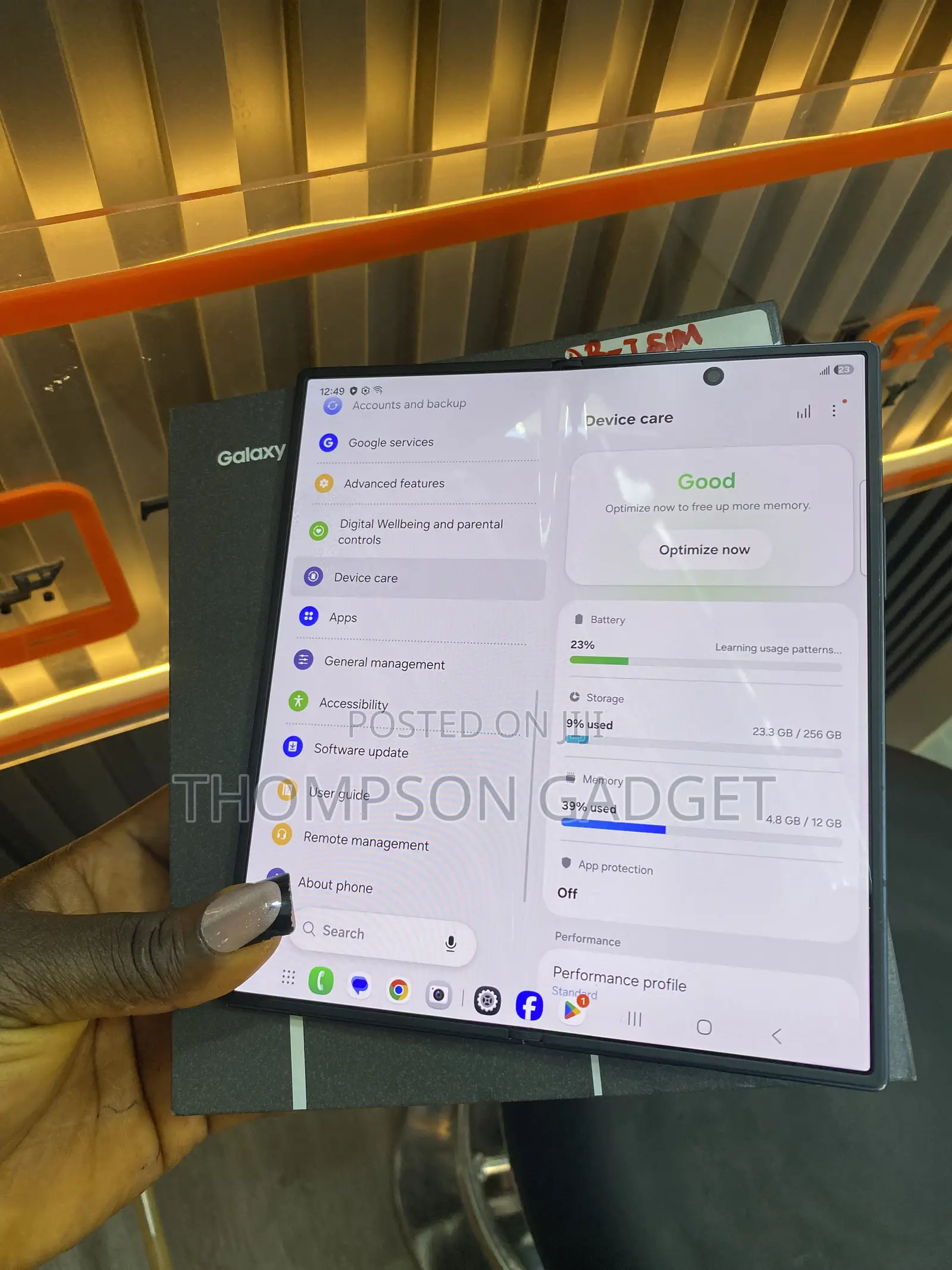 Samsung Galaxy Z Fold7 256 GB Black