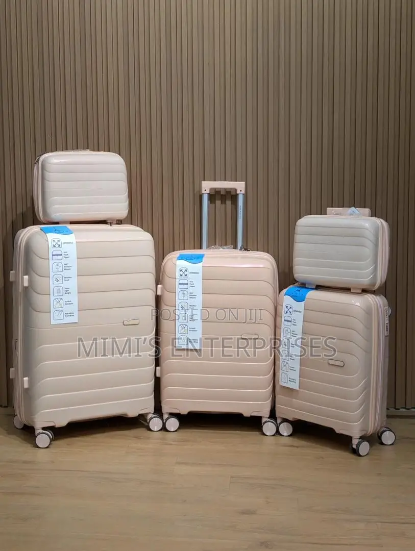Stylish Rubber Luggage Set of 5