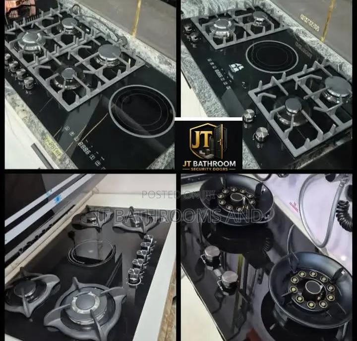 Brand New 4 Burner Gas And 1 Electric Cooker / High Quality