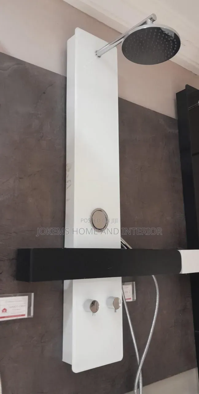 Luxury Rain Shower Panel System – White