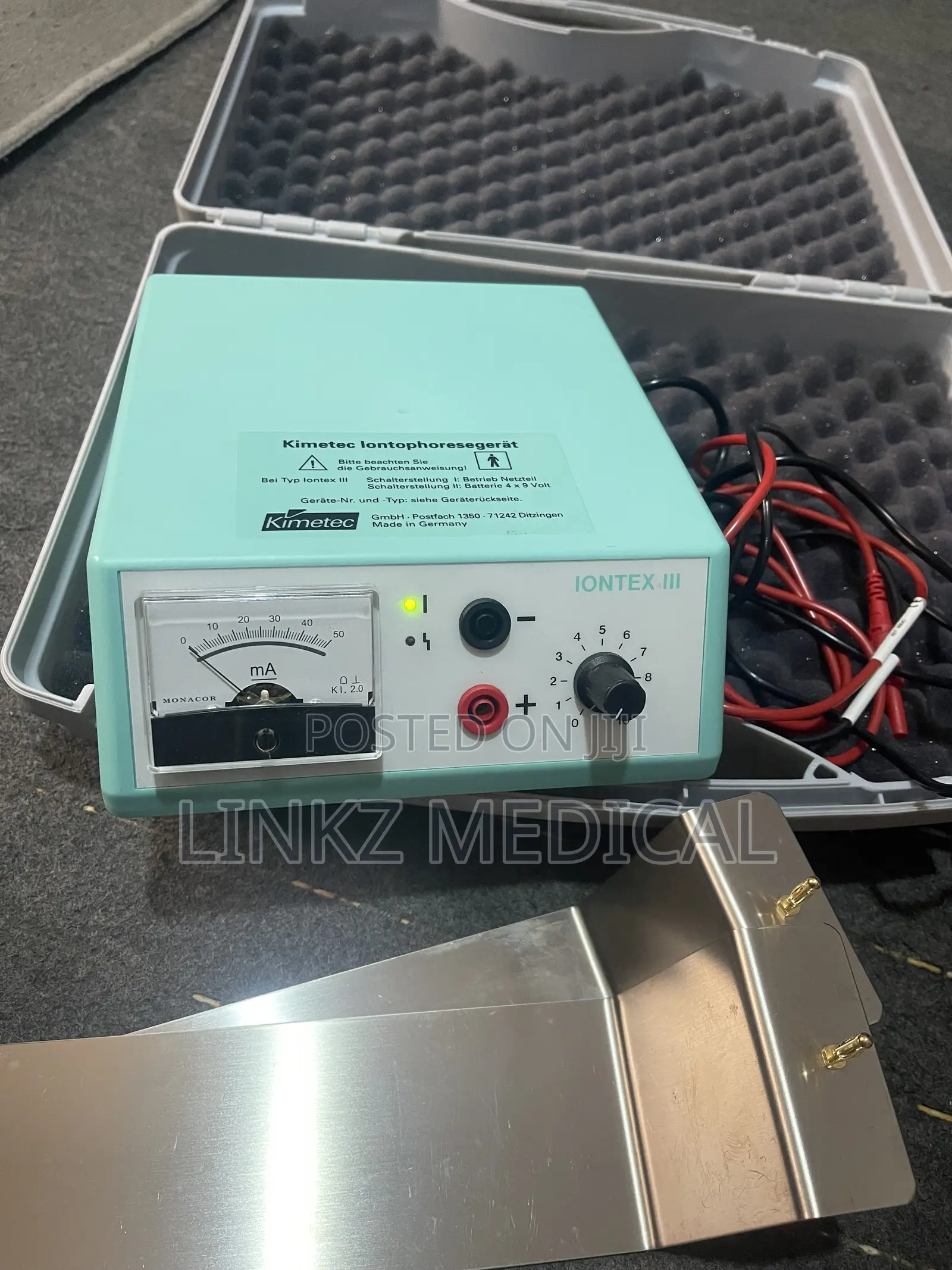 Kimetec Iontex Iii Iontophoresis Device (Made in Germany)
