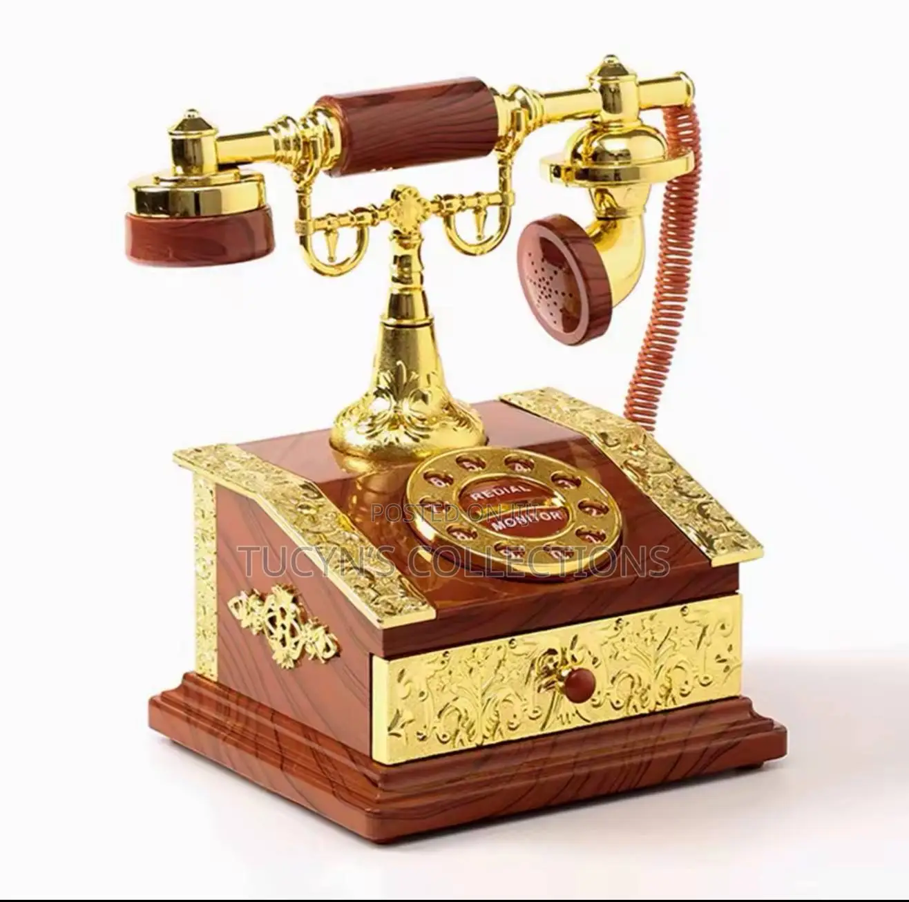 Creative Retro Telephone Jewelrybox