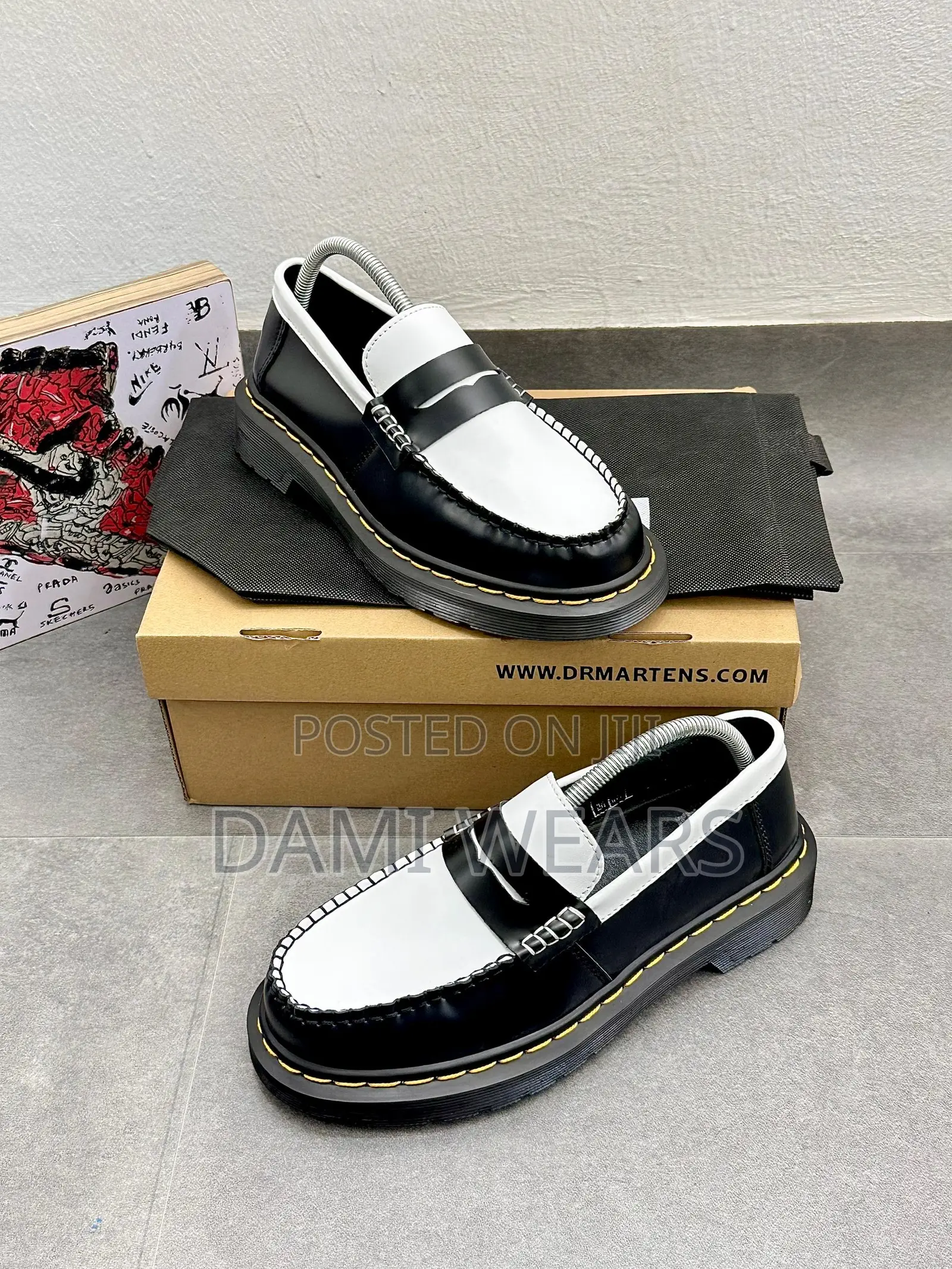 Mono Penton Loafers White/Black