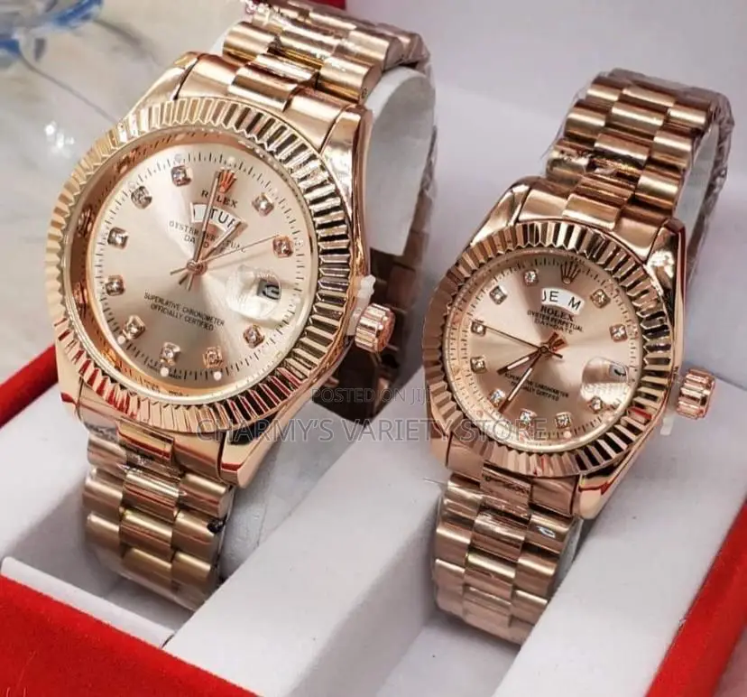 Rolex Wrist Watch (Couples Set)