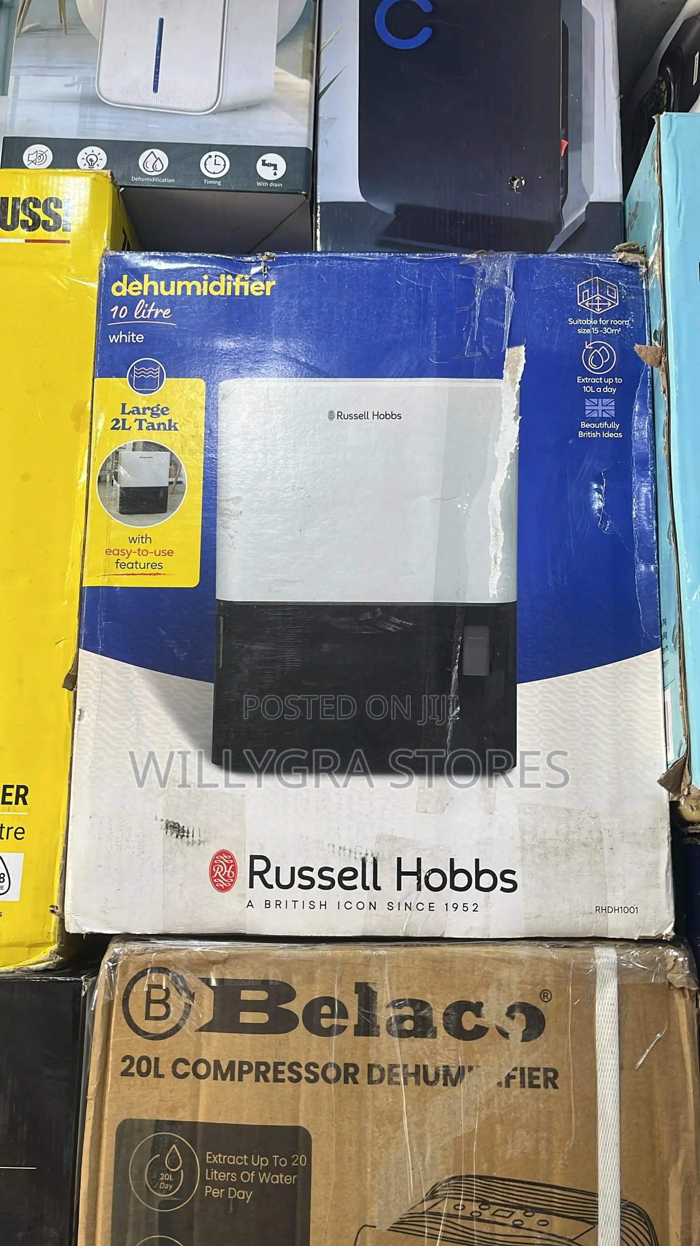 Russell Hobbs 10 Litre/Day Dehumidifier