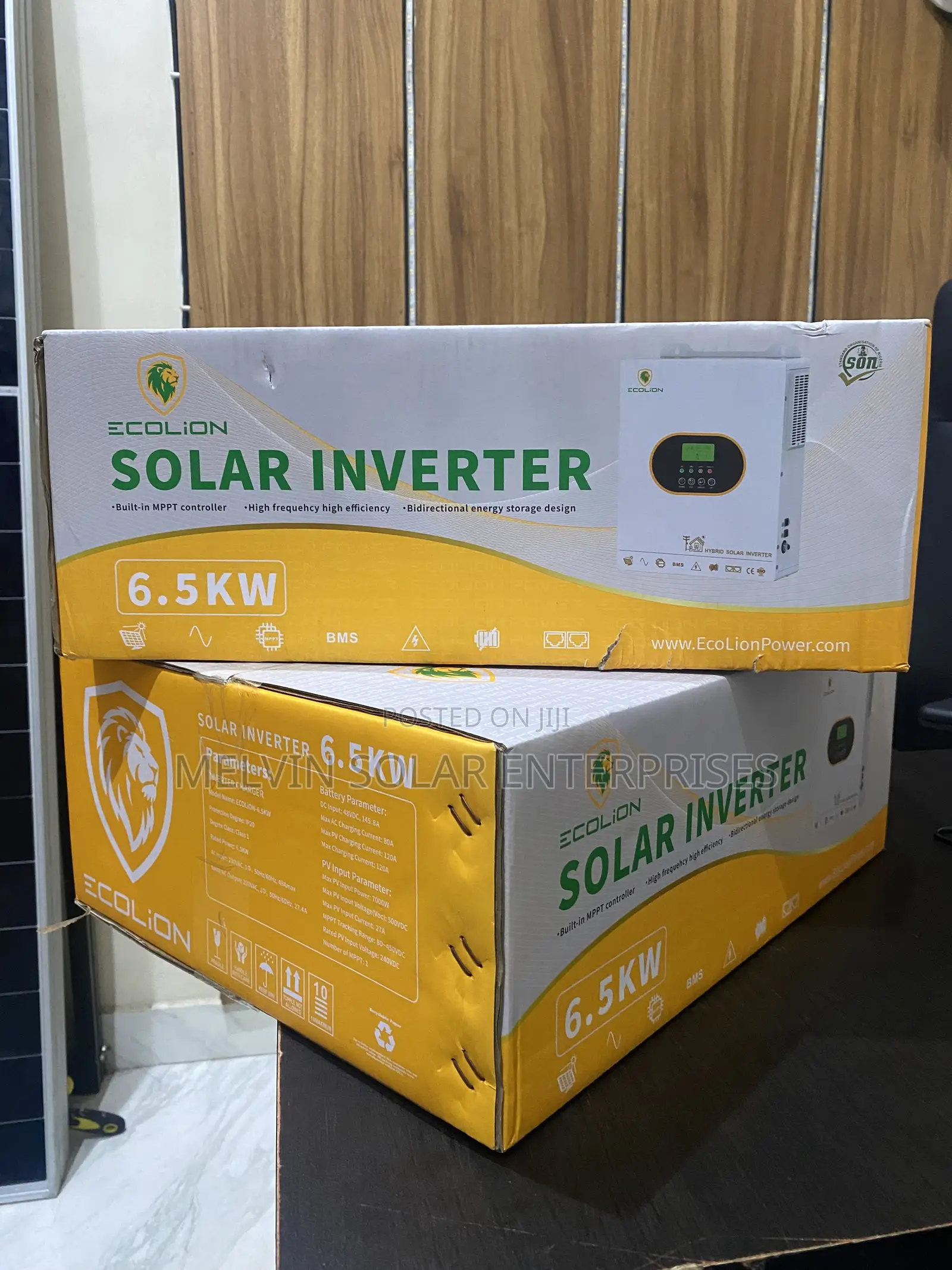 6.5kva 48v Ecolion Hybrid Solar Pure Sine Wave Internet Available