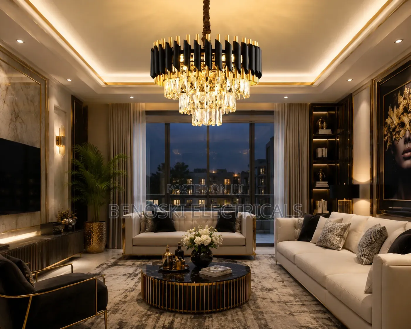 Luxury Crystal Chandelier By 500mm