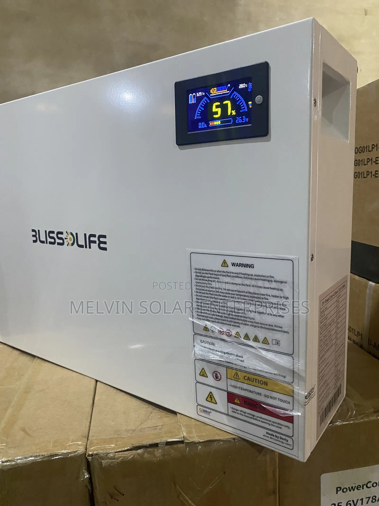 4.5kwh 24v Bliss Life Solar Lithium Ion Phosphate Batteries Available
