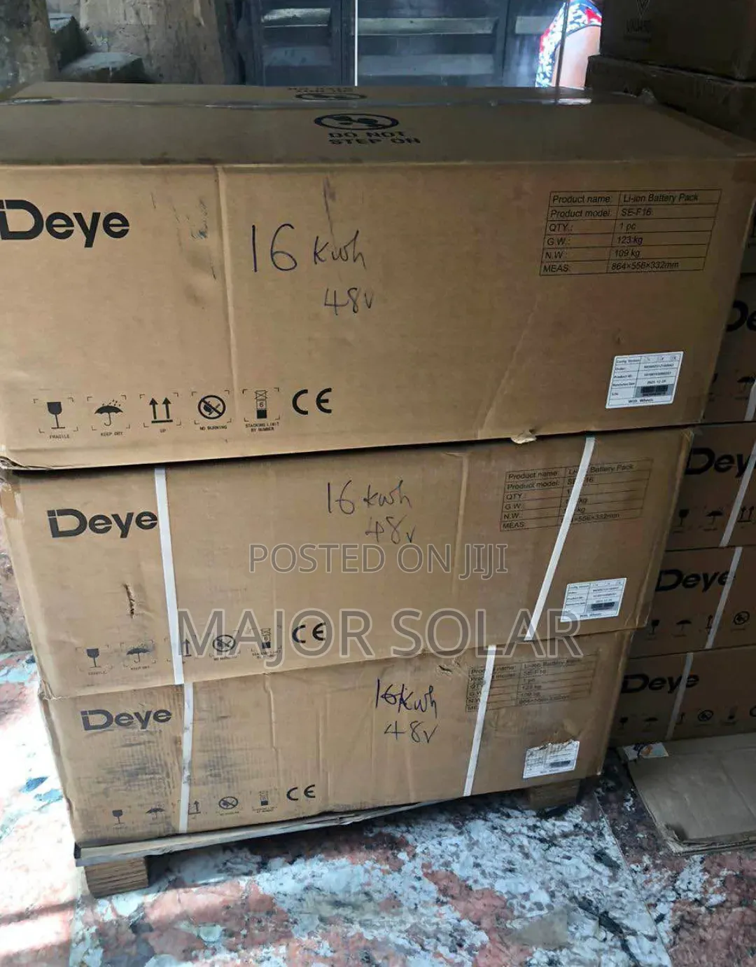 16kwh Deye Lithium Battery