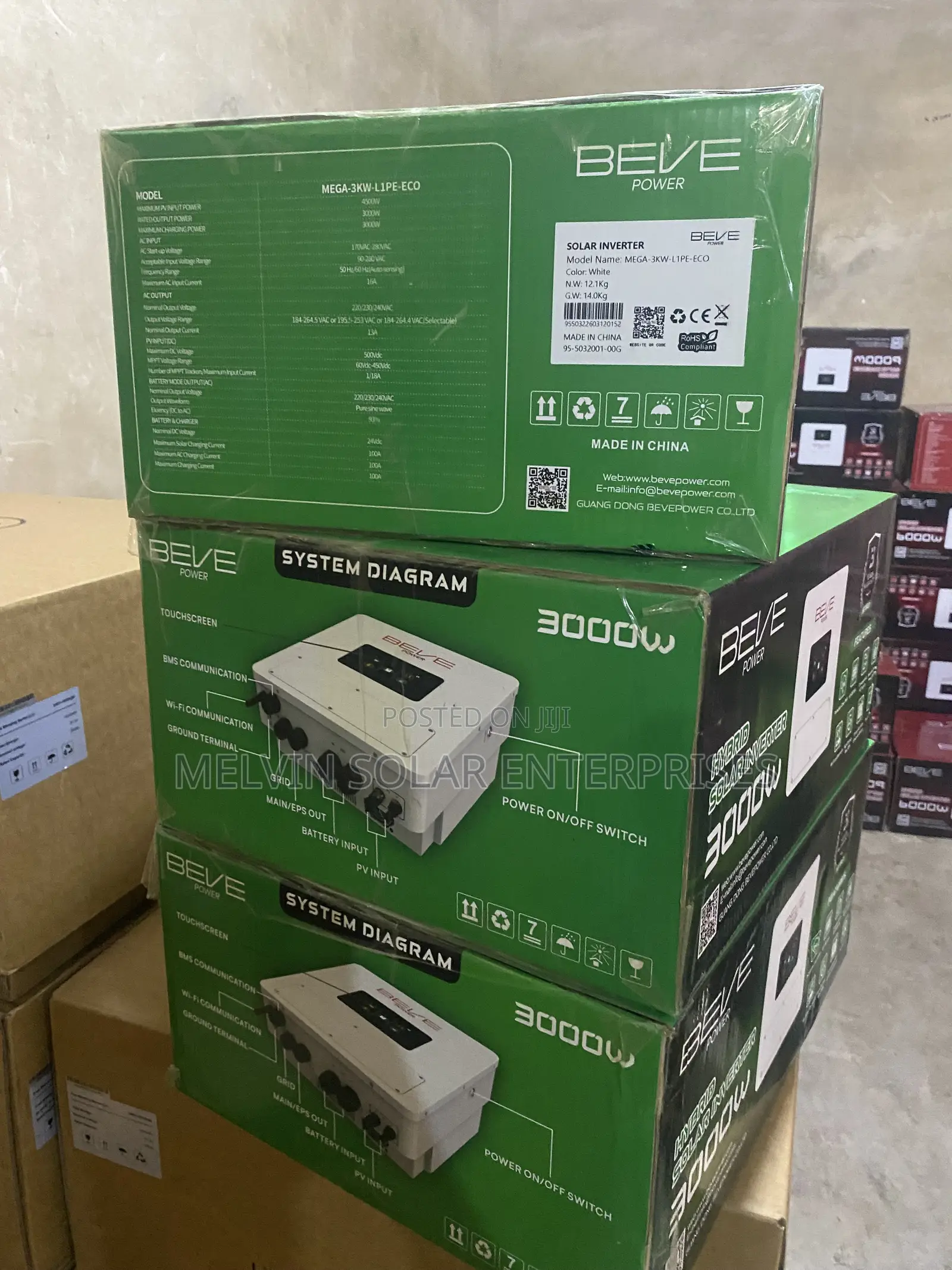 3kva 24v Beve Solar Hybrid Inverter Available Now in Store Dm