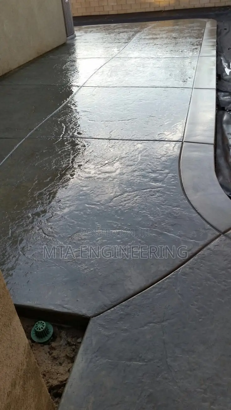 New in Crete Stamp Concrete Floor