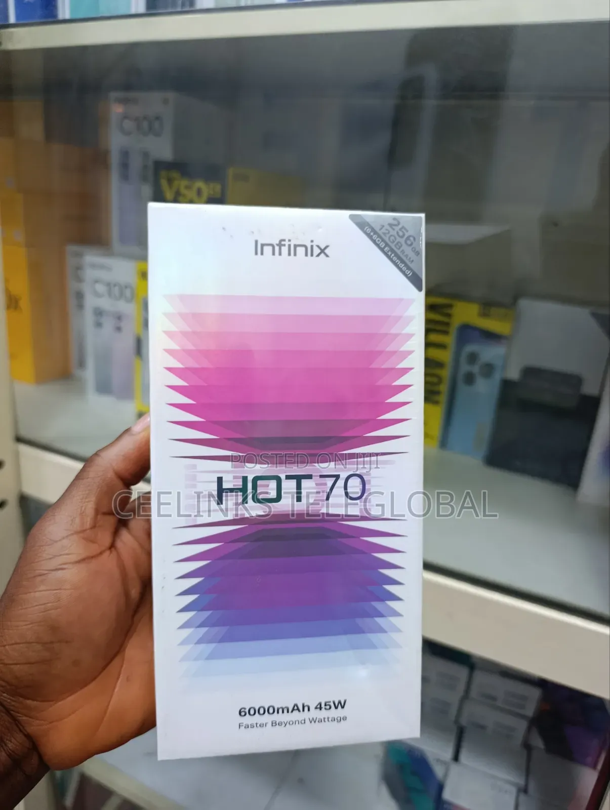 New Infinix Hot 70 256 GB Silver