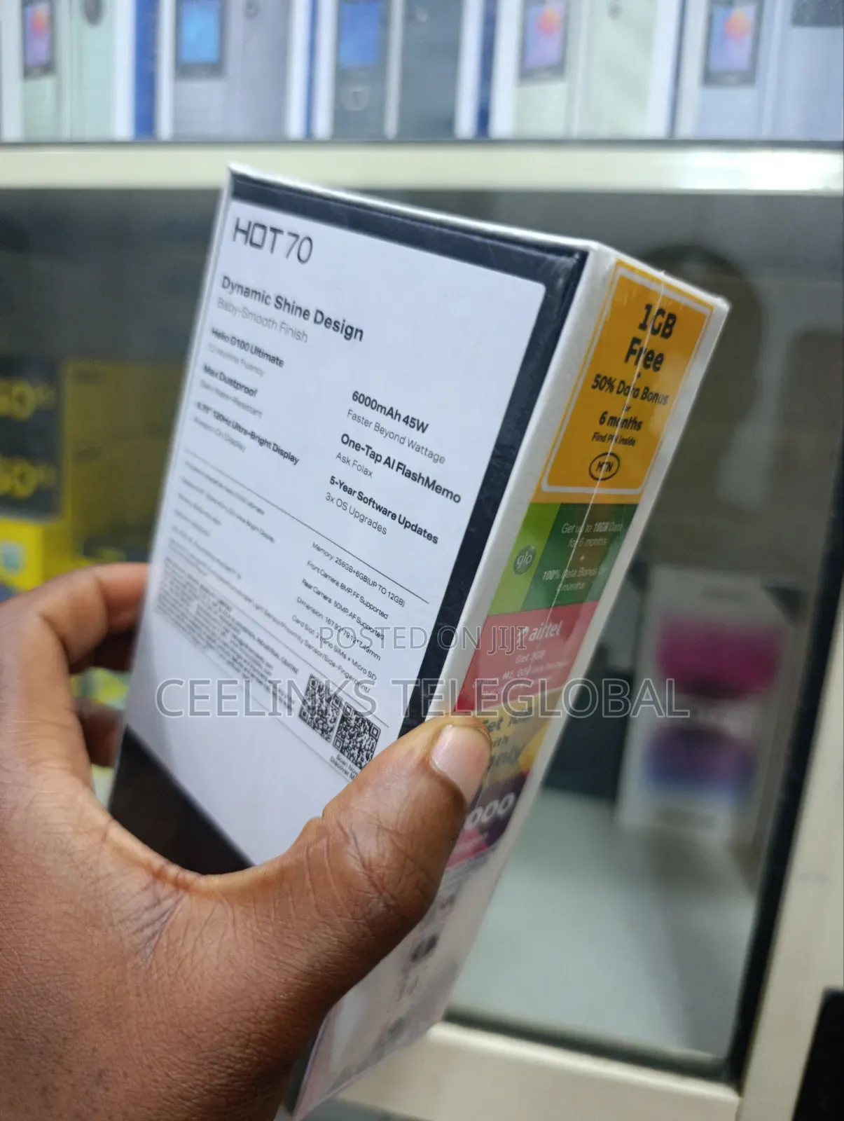 New Infinix Hot 70 256 GB Green