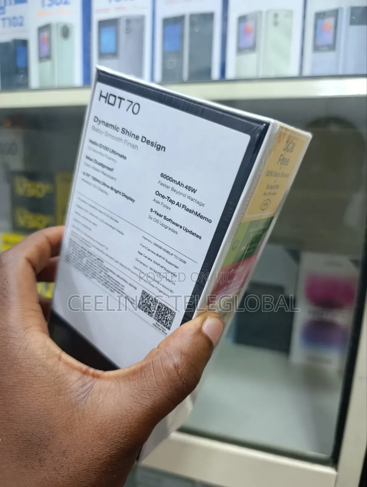 New Infinix Hot 70 256 GB Black