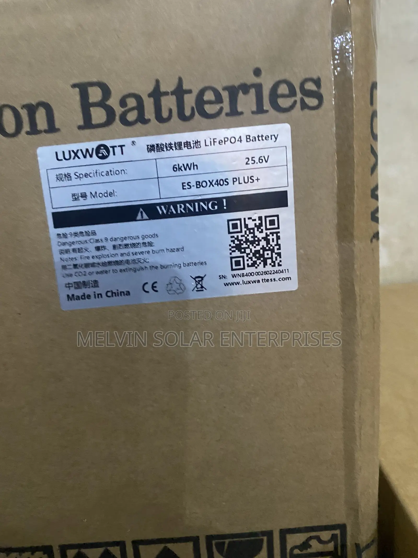 6kw 24v Luxwatt Solar Lithium Ion Phosphate Batteries Available