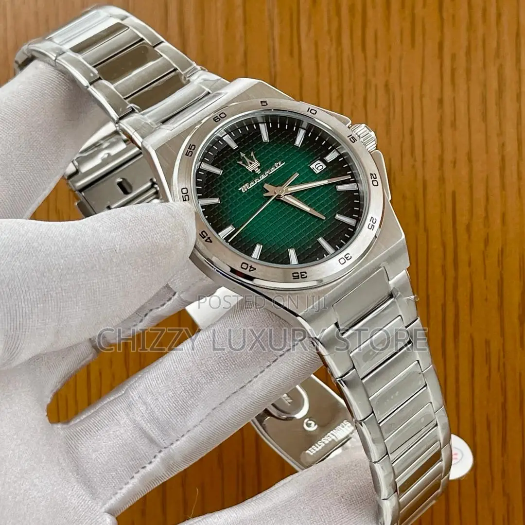 Maserati Quality Luxury Men Chain Strap Wristwatch