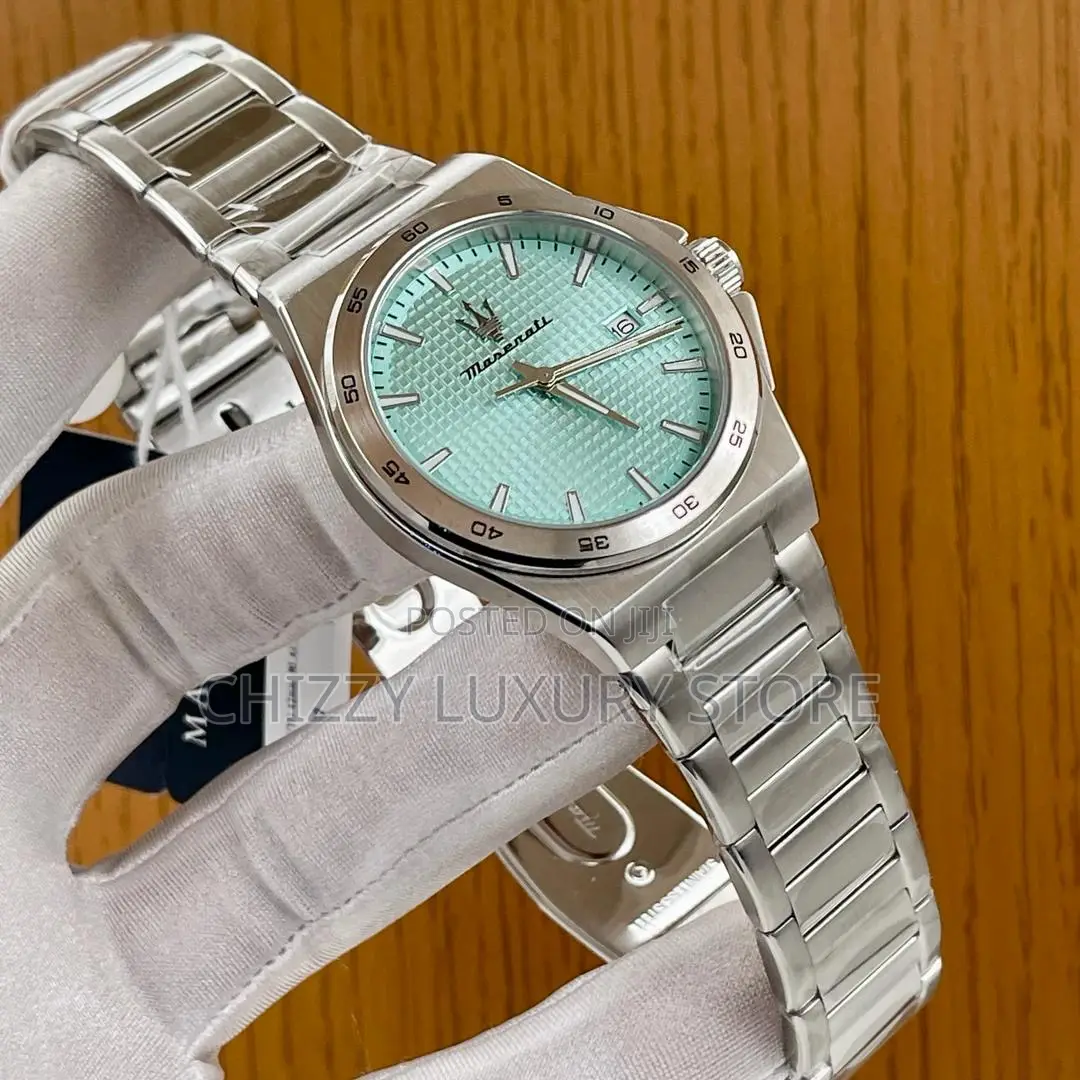 Maserati Quality Luxury Men Chain Strap Wristwatch