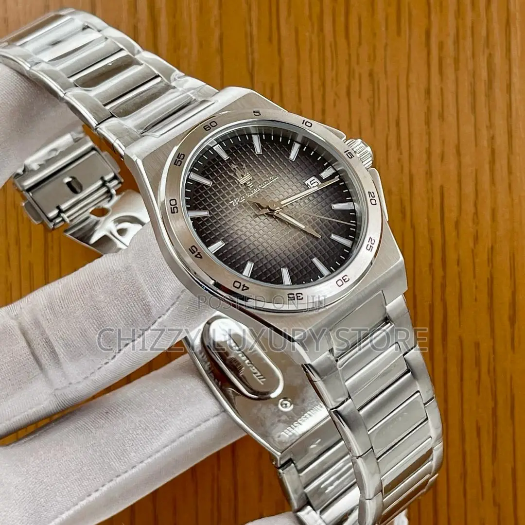 Maserati Quality Luxury Men Chain Strap Wristwatch