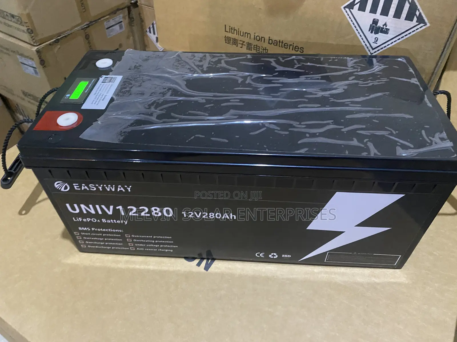 3.5kwh 12.8v Easyway Solar Lithium Ion Phosphate Batteries Available