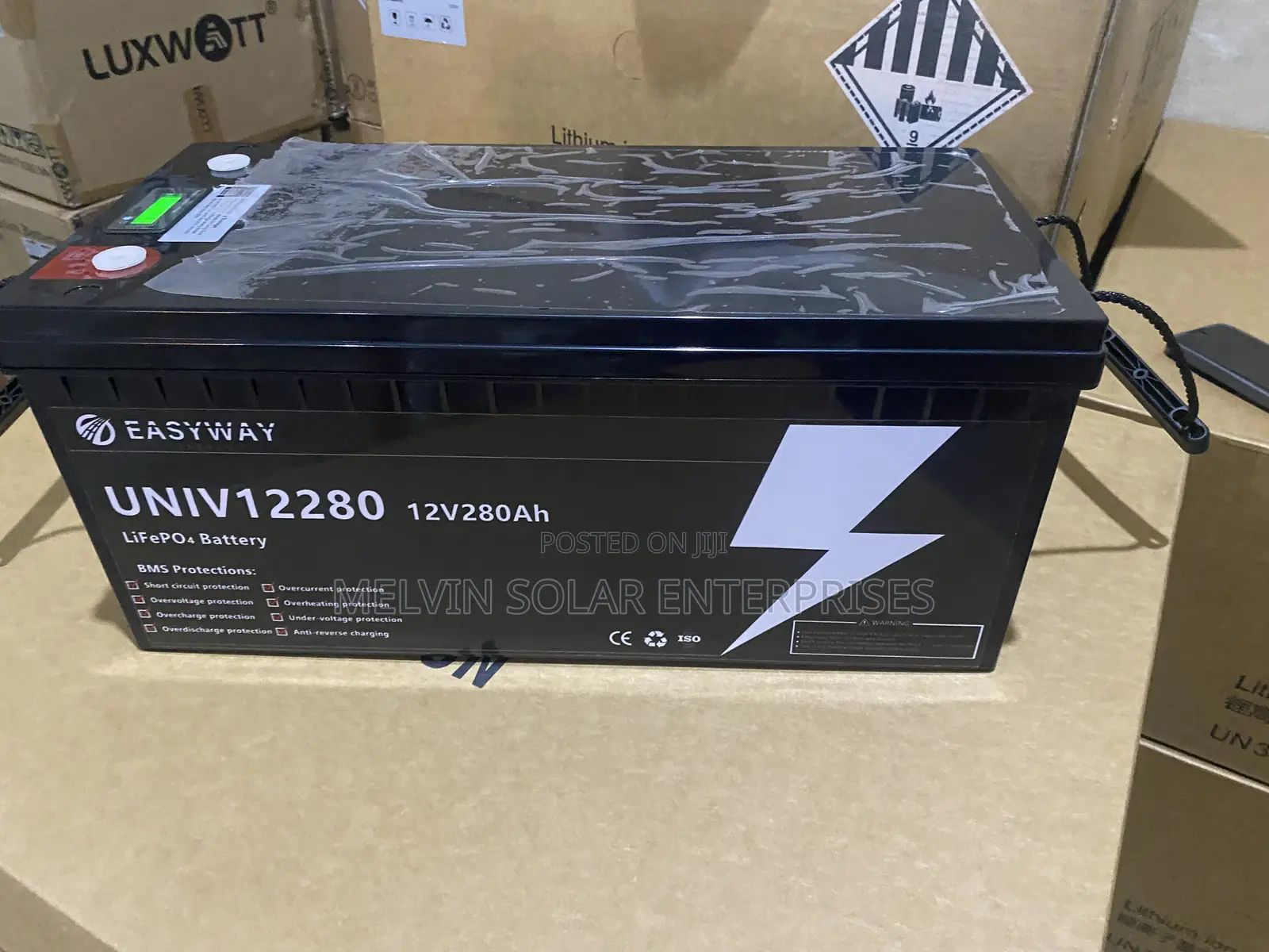 3.5kwh 12.8v Easyway Solar Lithium Ion Phosphate Batteries Available
