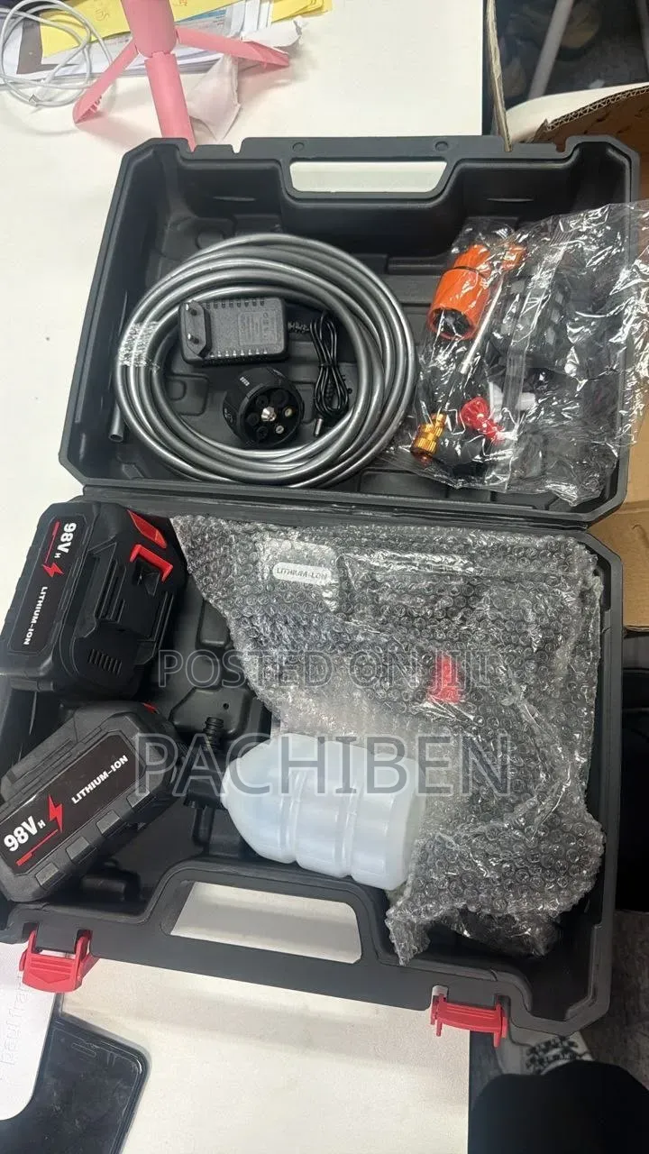 98v High Pressure Car Washer With Double Battery